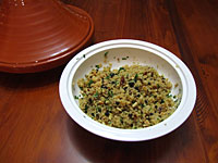 Couscous with currants and dates Couscous with currants and dates