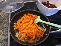 cooking lamb tagine