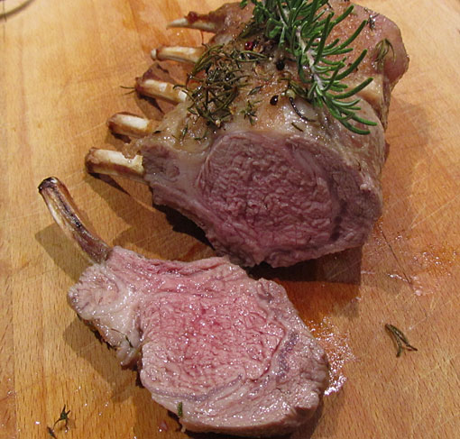 rack of lamb roasted rack of lamb