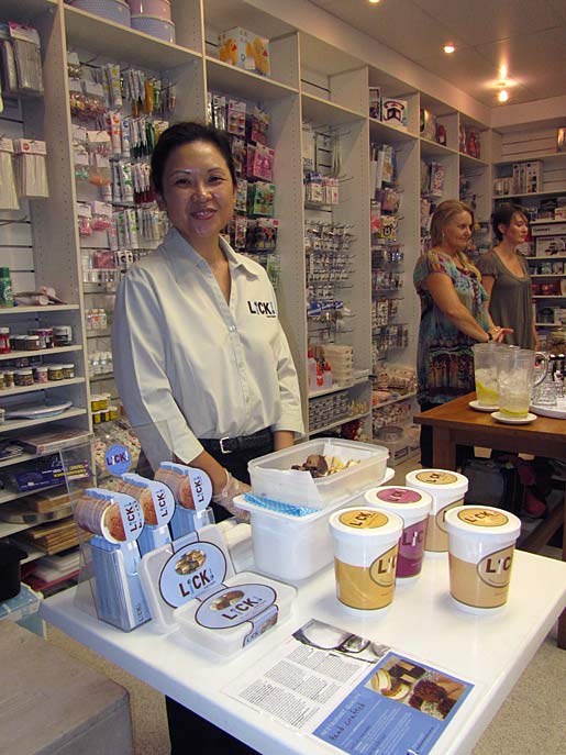 Lick ice cream samples of lick ice cream