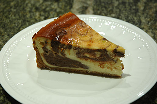 royal chocolate marble cheesecake