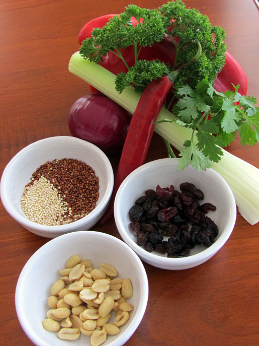 ingredients for curried quinoa salad ingredients for curried quinoa salad